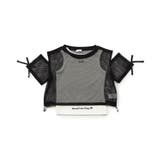 ブラック | メッシュ肩あきラインT&タンクセット | F.O.Online Store