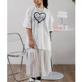 オフホワイト | BIGT&メッシュロングスカートセット | F.O.Online Store
