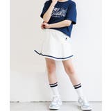 オフホワイト | 【puchily プチプラライン】裏毛プリーツスカパン | F.O.Online Store