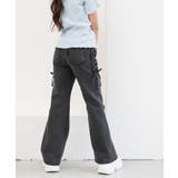 グレー | レースアップデニムフレアパンツ | F.O.Online Store