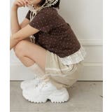ベージュ | 【puchily プチプラライン】サイドレースラインショーパン | F.O.Online Store