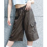 チャコール | 接触冷感カーゴワイドハーフパンツ | F.O.Online Store