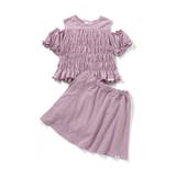 ピンク | 肩あきシャーリングセットアップ | F.O.Online Store
