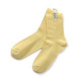 イエロー | 抗菌防臭ロゴネームクルーソックス | F.O.Online Store