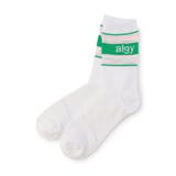 オフホワイト | マルチボーダーシースルーソックス | F.O.Online Store