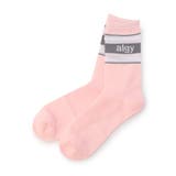 ピンク | マルチボーダーシースルーソックス | F.O.Online Store