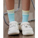 ミント | 【抗菌防臭】レイヤード風ラインクルーソックス | F.O.Online Store