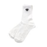 オフホワイト | ワンポイントラメシアークルーソックス | F.O.Online Store