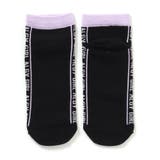 ブラック | 抗菌防臭サイドロゴショートソックス | F.O.Online Store