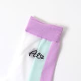 配色ラインシースルークルーソックス | F.O.Online Store | 詳細画像2