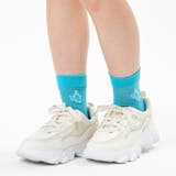 サックス | ポップカラーシースルークルーソックス | F.O.Online Store