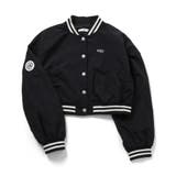 ブラック | クロップドスタジャン | F.O.Online Store