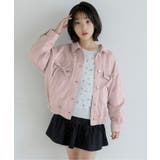 ピンク | スエードりぼんジャケット | F.O.Online Store