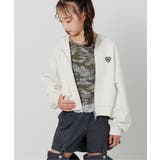 アイボリー | ダブルジップスタッズパーカー | F.O.Online Store