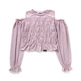シャーリング肩あきトップス | F.O.Online Store | 詳細画像11 