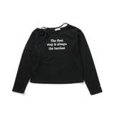 ブラック | ネックりぼんリブロンT | F.O.Online Store
