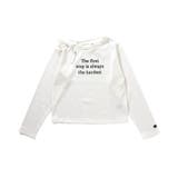 オフホワイト | ネックりぼんリブロンT | F.O.Online Store