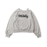 グレー | ラインストーンロゴワンショルロンT | F.O.Online Store
