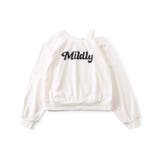 オフホワイト | ラインストーンロゴワンショルロンT | F.O.Online Store