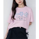 ピンク | 柄ロゴアップリケT | F.O.Online Store