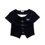 ブラック | レースアップドッキングT | F.O.Online Store