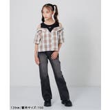 肩あきレイヤード風キラキラチェックシャツ | F.O.Online Store | 詳細画像3