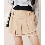 ベージュ | プリーツラップグランジスカート | F.O.Online Store