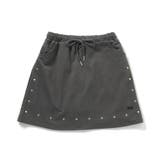チャコール | カットソースタッズ台形スカパン | F.O.Online Store