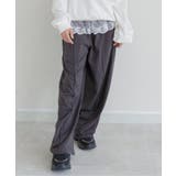 チャコール | 取外しレース付きスウェパン | F.O.Online Store