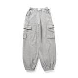 グレー | フロントネームスウェットカーゴパンツ | F.O.Online Store
