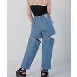 サックス | 2WAYワイドパンツ | F.O.Online Store