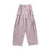 ピンク | サイドレースアップワイドパンツ | F.O.Online Store