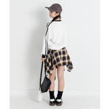 シャツ巻き風チェックキュロット | F.O.Online Store | 詳細画像18