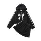 ブラック | りぼんパーカー＆スカパンセット | F.O.Online Store