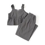 グレー | キラキラビスチェ&ワイドパンツセット | F.O.Online Store