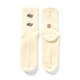アイボリー | 【抗菌防臭】ダブルロゴクルーソックス | F.O.Online Store
