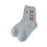 サックス | サイドりぼんクルーソックス | F.O.Online Store