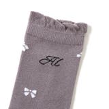 りぼん総柄クルーソックス | F.O.Online Store | 詳細画像2 