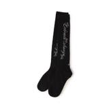 ブラック | ガーリーロゴハイソックス | F.O.Online Store