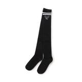 ブラック | エンジェルロゴニーハイソックス | F.O.Online Store