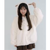アイボリー | ひつじ耳エコファーアウター | F.O.Online Store