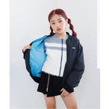 ブラック | ライニング配色ライトブルゾン | F.O.Online Store