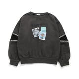 転写プリントメッシュ切替トレーナー_裏起毛 | F.O.Online Store | 詳細画像1