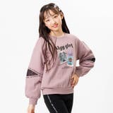 ピンク | 転写プリントメッシュ切替トレーナー_裏起毛 | F.O.Online Store