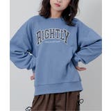 サックス | アソート柄ロゴトレーナー | F.O.Online Store