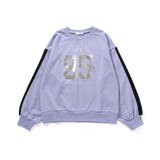 ラベンダー | ナンバリング袖ライントレーナー | F.O.Online Store