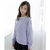 ラベンダー | 【puchily プチプラライン】ラインスリーブトレーナー | F.O.Online Store