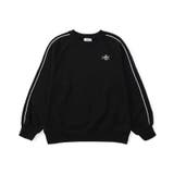 ブラック | 【セットアップ対応】パイピングライン裏毛トップス | F.O.Online Store