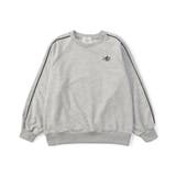グレー | 【セットアップ対応】パイピングライン裏毛トップス | F.O.Online Store