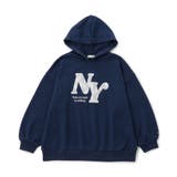 ネイビーブルー | レースロゴBIGフーディ | F.O.Online Store